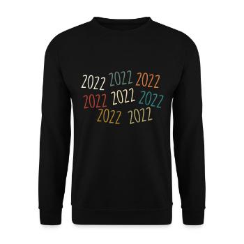 Millésime 2022 Année de naissance - légendaire depuis 2022 - Sweat-shirt Unisexe - noir - Devant - Alina (178cm) & Michal (187cm)