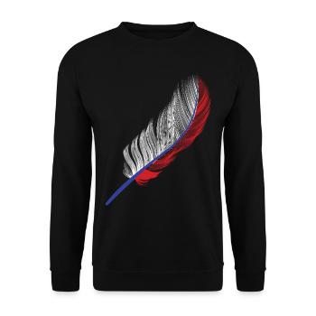 Russie - Sweat-shirt Unisexe - noir - Devant - Alina (178cm) & Michal (187cm)