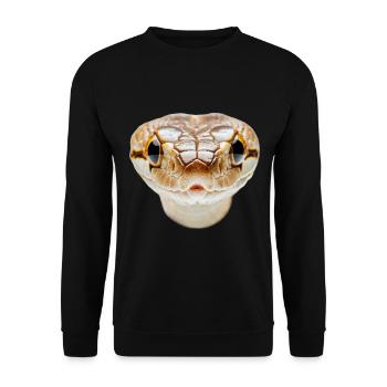 Serpent - Sweat-shirt Unisexe - noir - Devant - Alina (178cm) & Michal (187cm)