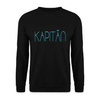 Kapitän - Unisex Pullover - Schwarz - Vorne - Alina (178cm) & Michal (187cm)