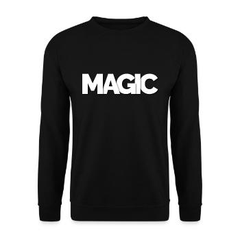 Magic - Unisex Pullover - Schwarz - Vorne - Alina (178cm) & Michal (187cm)