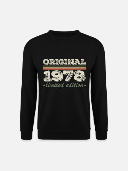 Legende seit 1978 Geboren 1978 Geburtstag 1978 - Unisex Pullover - Schwarz