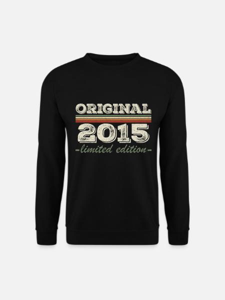 Legende seit 2015 Geboren 2015 Geburtstag 2015 - Unisex Pullover - Schwarz