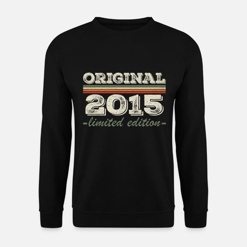 Legende seit 2015 Geboren 2015 Geburtstag 2015 - Unisex Pullover - Schwarz