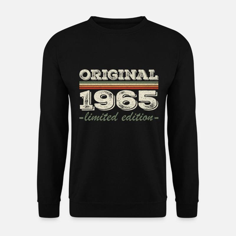 Legende seit 1965 Geboren 1965 Geburtstag 1965 - Unisex Pullover - Schwarz