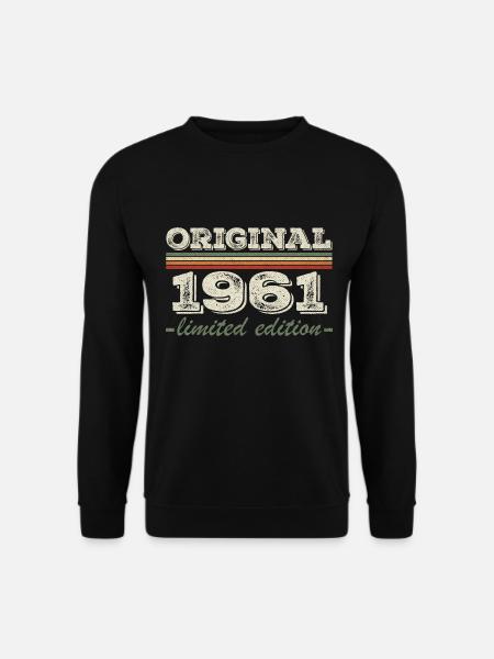 Legend since 1961 Born 1961 Birthday 1961 - Unisex Sweatshirt - black