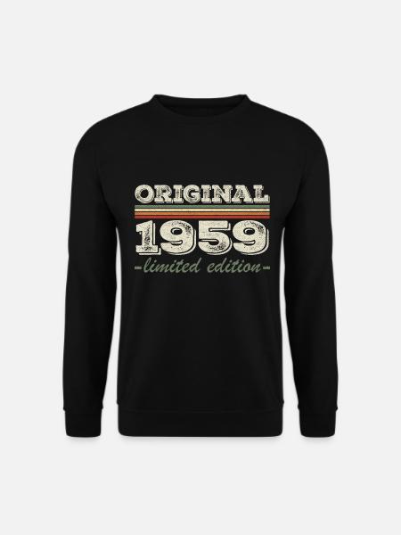 Legende seit 1959 Geboren 1959 Geburtstag 1959 - Unisex Pullover - Schwarz