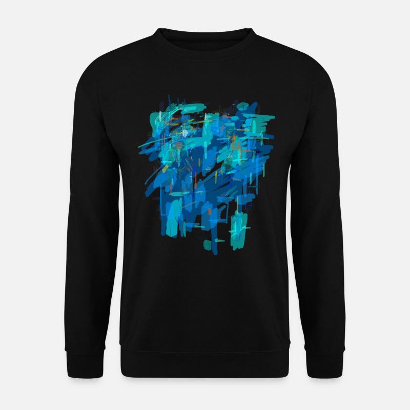 Blue background - Unisex Sweatshirt - black