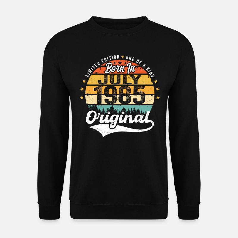 1985 Juli - Jahre Großartigkeit seit Juli 1985 - Unisex Pullover - Schwarz
