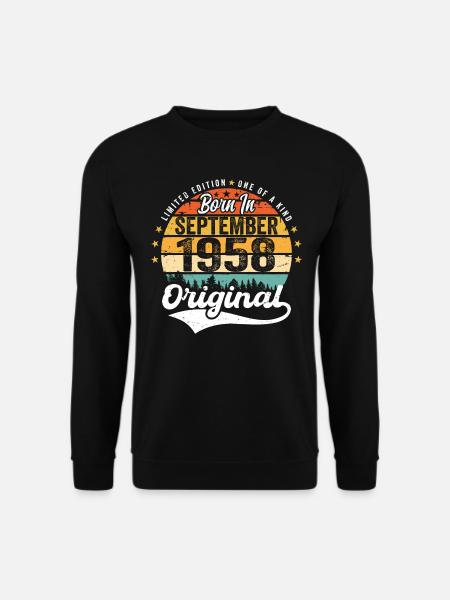 September 1958 Jubilee 1958 September - Unisex Sweatshirt - black