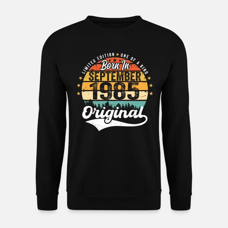 September 1985 Jubilee 1985 September - Unisex Sweatshirt - black