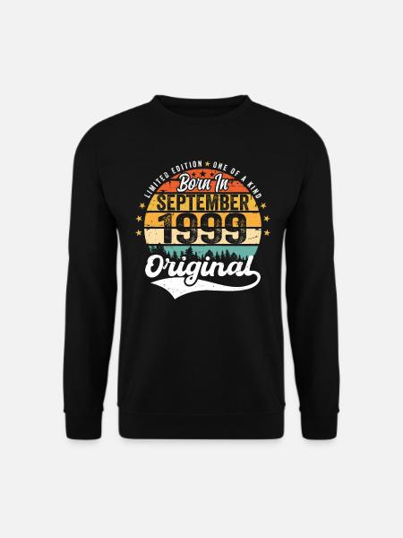 September 1999 Jubilee 1999 September - Unisex Sweatshirt - black