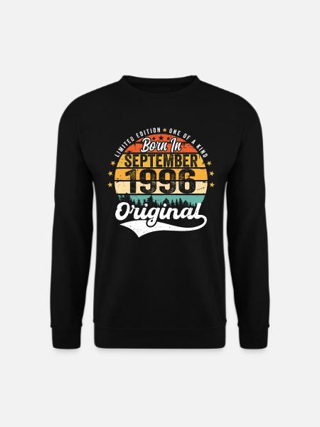 September 1996 Jubilee 1996 September - Unisex Sweatshirt - black