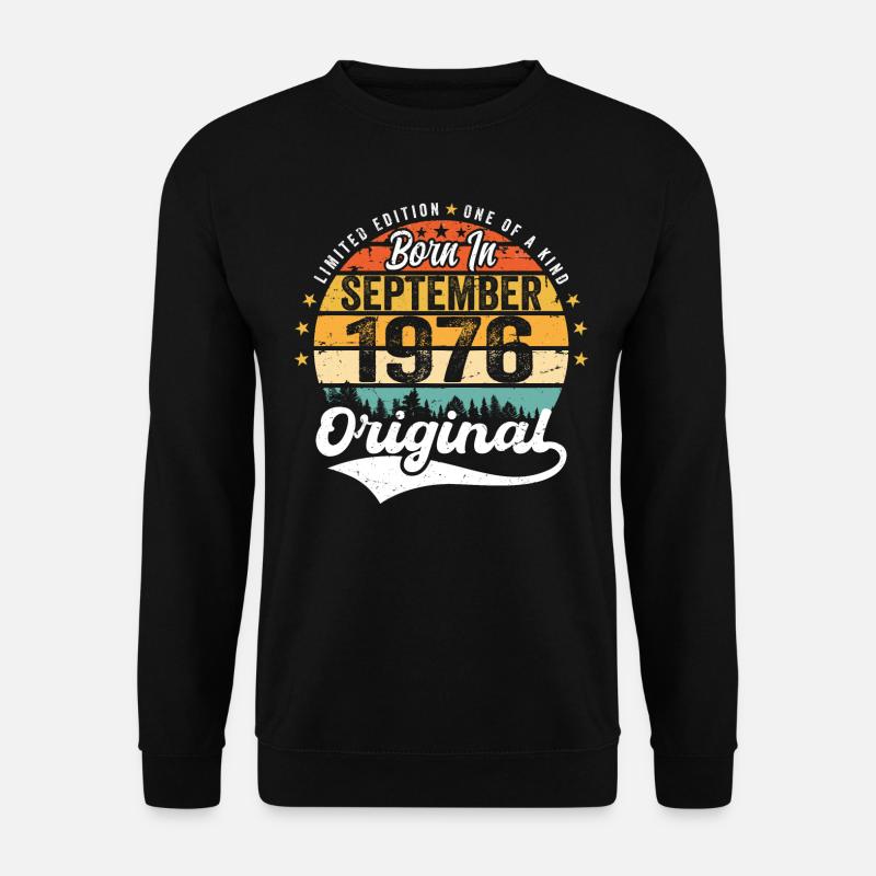 September 1976 Jubilee 1976 September - Unisex Sweatshirt - black