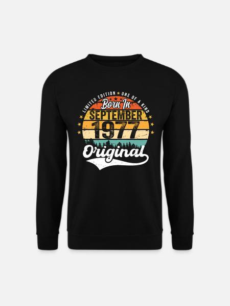 September 1977 Jubilee 1977 September - Unisex Sweatshirt - black