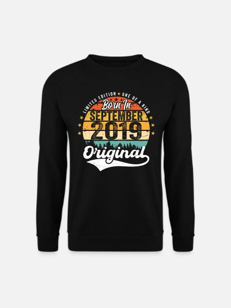 September 2019 Anniversary 2019 September - Unisex Sweatshirt - black