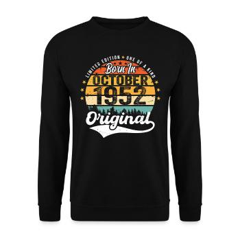 Legendary since October 1952 Limited Edition - Unisex Pullover - Schwarz - Vorne - Alina (178cm) & Michal (187cm)