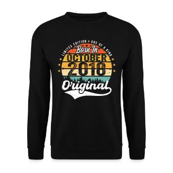 Legendary since October 2018 Limited Edition - Unisex Pullover - Schwarz - Vorne - Alina (178cm) & Michal (187cm)