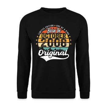 Legendary since October 2008 Limited Edition - Unisex Pullover - Schwarz - Vorne - Alina (178cm) & Michal (187cm)