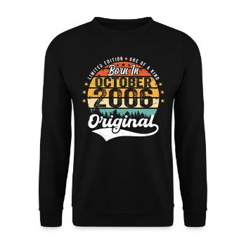 Legendary since October 2006 Limited Edition - Unisex Pullover - Schwarz - Vorne - Alina (178cm) & Michal (187cm)