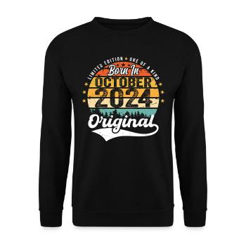 Légendaire depuis octobre 2024 Edition Limitée - Sweat-shirt Unisexe - noir - Devant - Alina (178cm) & Michal (187cm)