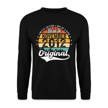 Legendary since November 2012 - 2012 - Unisex Sweatshirt - black - Front - Alina (178cm) & Michal (187cm)