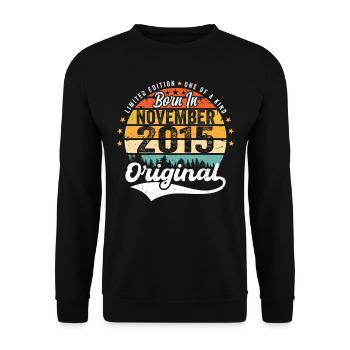 Legendary since November 2015 - 2015 - Unisex Sweatshirt - black - Front - Alina (178cm) & Michal (187cm)