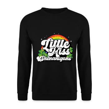 Petites manigances de la Saint-Patrick Femme - Sweat-shirt Unisexe - noir - Devant - Alina (178cm) & Michal (187cm)