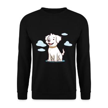Conception de chien mignon pour les propriétaires de chiens - Sweat-shirt Unisexe - noir - Devant - Alina (178cm) & Michal (187cm)
