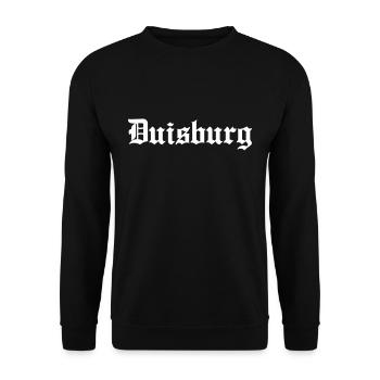Duisburg - Unisex Pullover - Schwarz - Vorne - Alina (178cm) & Michal (187cm)