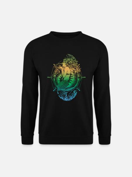 Mermaid mermaid mermaid fairy tale - Unisex Sweatshirt - black