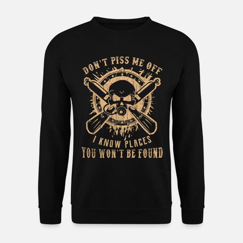 23F 0318 bk - Unisex Pullover - Schwarz