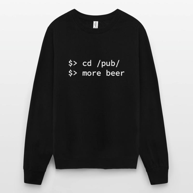 Linux Unix Speaks Funny Coder SW Developer Unisex Sweatshirt