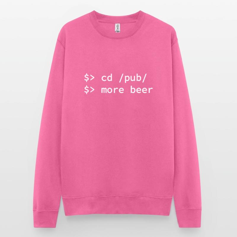 Linux Unix Speaks Funny Coder SW Developer Unisex Sweatshirt