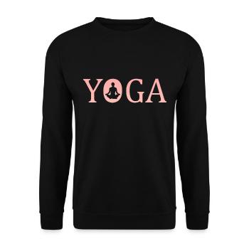 Yoga yoga - Unisex Pullover - Schwarz - Vorne - Alina (178cm) & Michal (187cm)