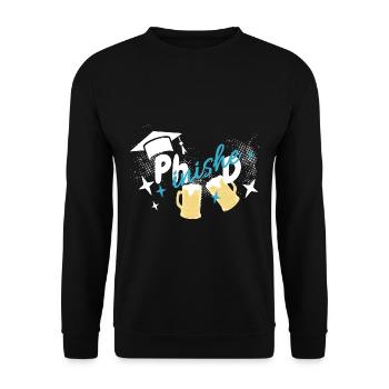 Degree Doctor Bière Phinished - Sweat-shirt Unisexe - noir - Devant - Alina (178cm) & Michal (187cm)