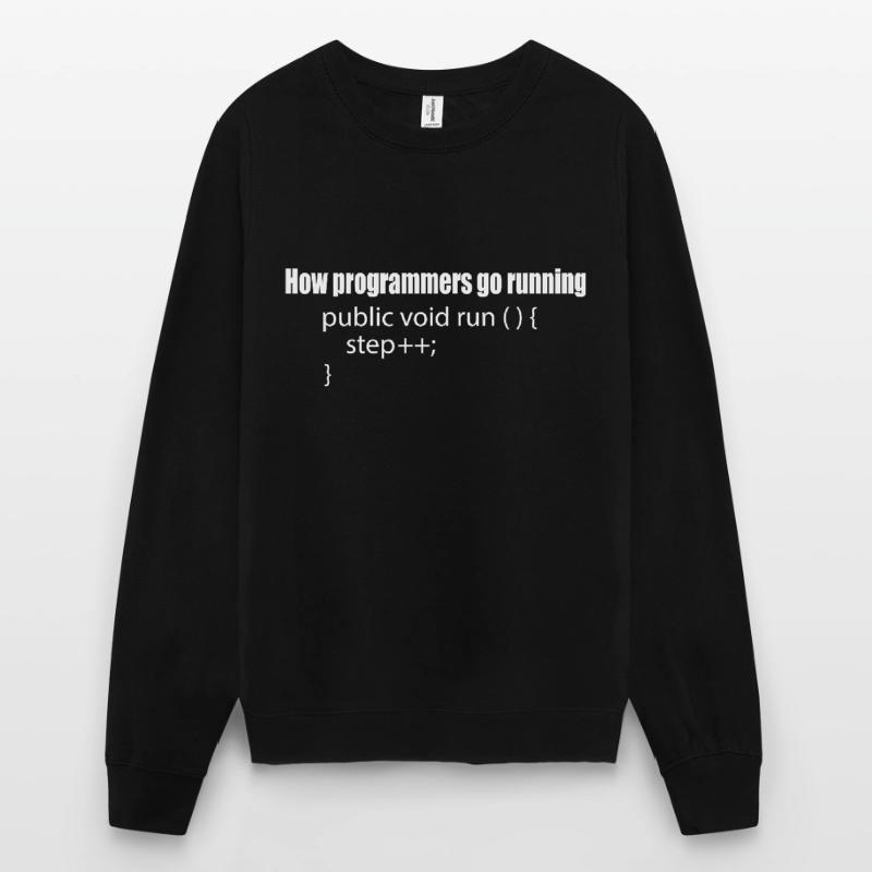 Comment les programmeurs exécutent le code du codeur en informatique Sweat-shirt Unisexe
