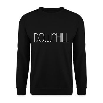 Downhill - Unisex Pullover - Schwarz - Vorne - Alina (178cm) & Michal (187cm)