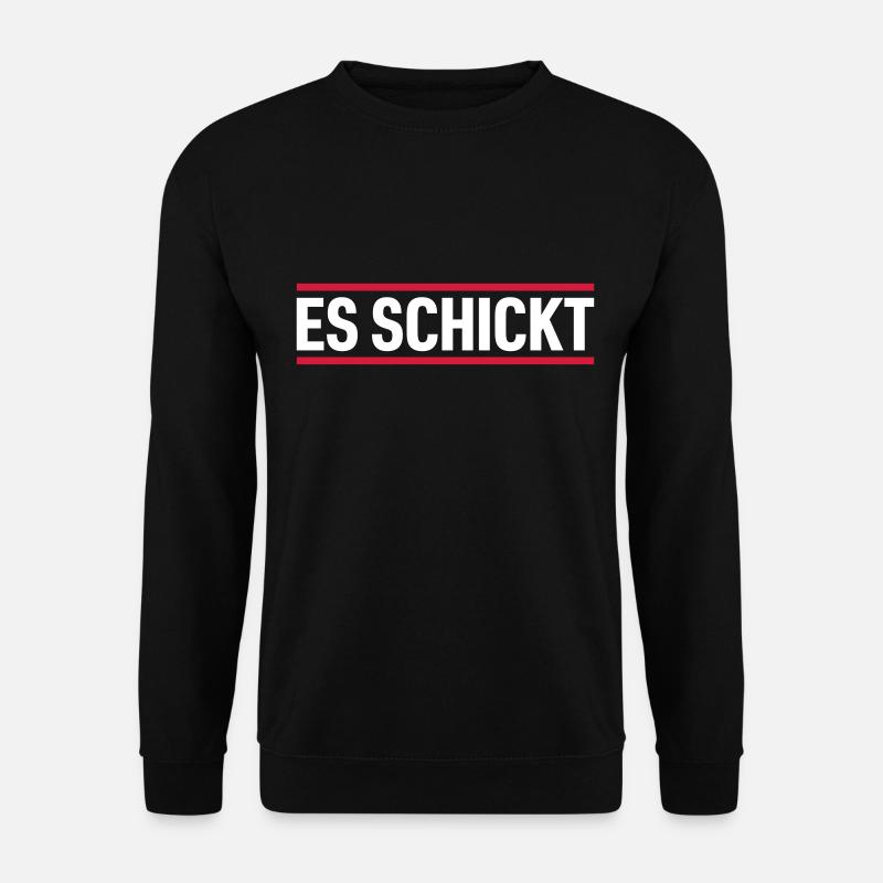 ES SCHICKT | Dialekt | Hessisch - Unisex Pullover - Schwarz