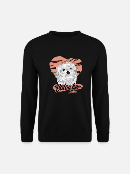 Bolonka Zwetna - Unisex Pullover - Schwarz