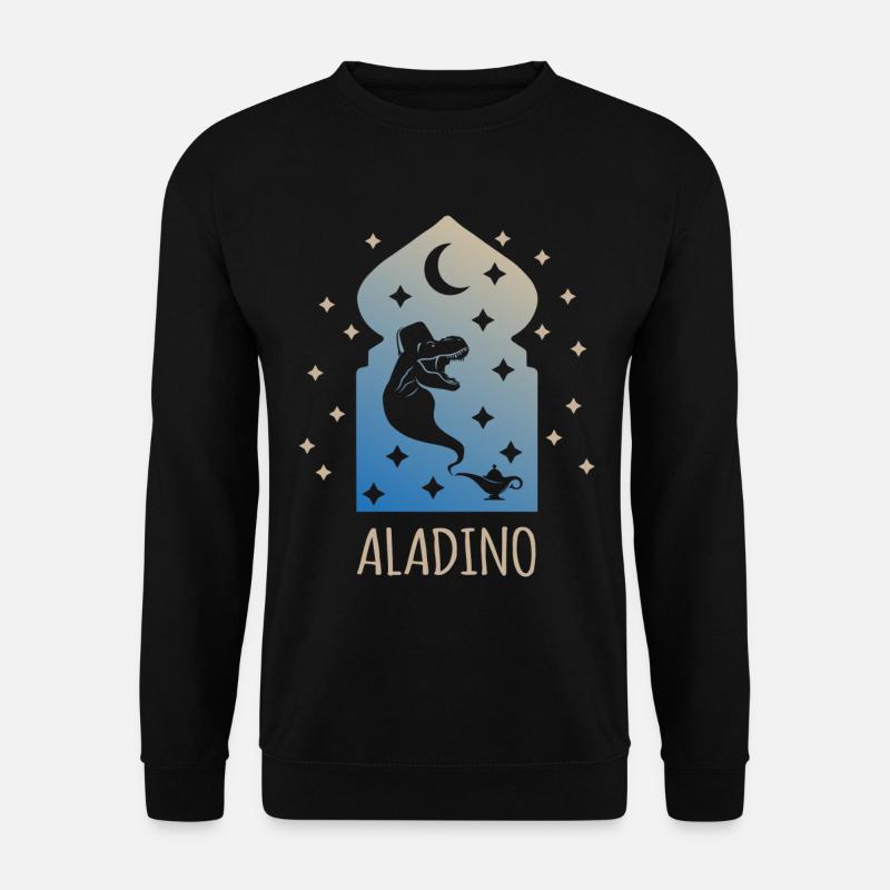 AlaDino (Dinosaur Miracle Lamp Edition) - Unisex Sweatshirt - black