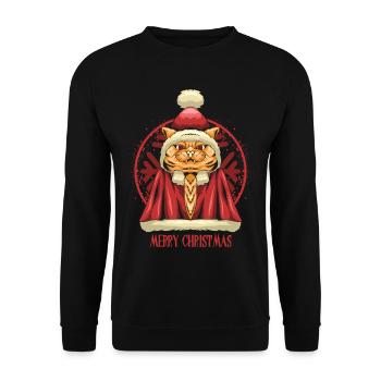 Cadeaux de Noël Noël - Sweat-shirt Unisexe - noir - Devant - Alina (178cm) & Michal (187cm)