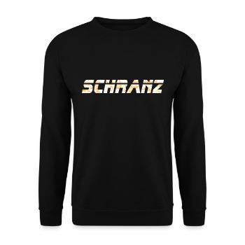 Schranz - Techno - Techno music - Rave - Unisex Pullover - Schwarz - Vorne - Alina (178cm) & Michal (187cm)