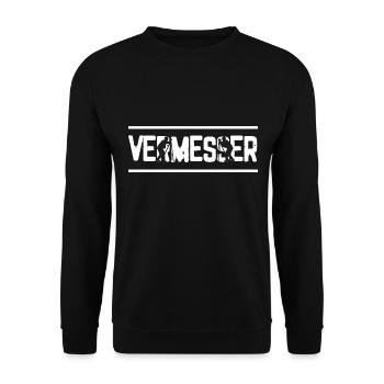 Vermesser Vermessungstechniker Landesvermesser - Unisex Pullover - Schwarz - Vorne - Alina (178cm) & Michal (187cm)