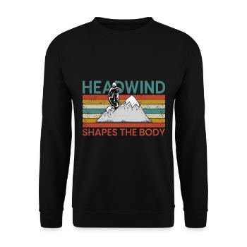 Vélo de montagne Cyclisme Cyclisme Cyclisme - Sweat-shirt Unisexe - noir - Devant - Alina (178cm) & Michal (187cm)