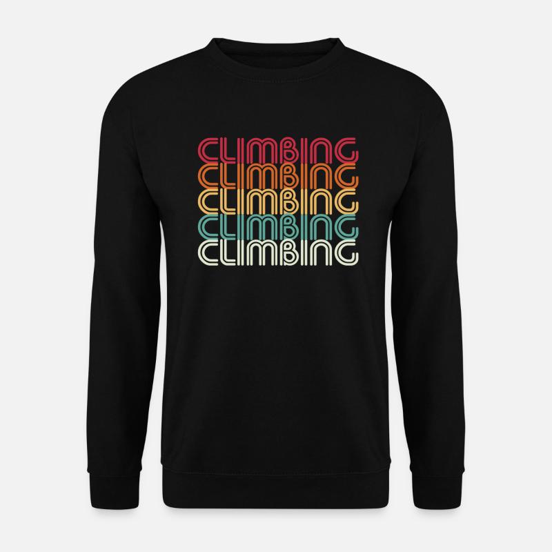climbing - Unisex Pullover - Schwarz