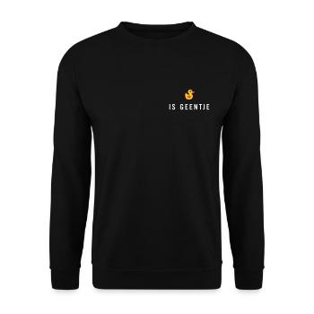 Duckling is none - Unisex Sweatshirt - black - Front - Alina (178cm) & Michal (187cm)