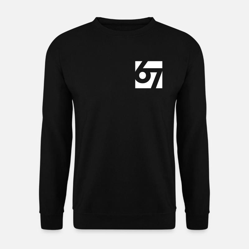 67 "six seven" block style - Unisex Pullover - Schwarz