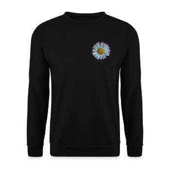 Pâquerette - Sweat-shirt Unisexe - noir - Devant - Alina (178cm) & Michal (187cm)
