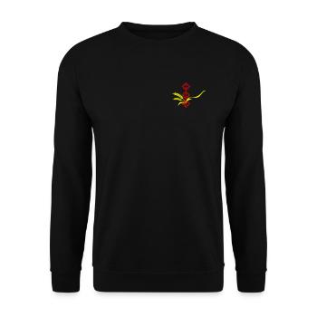 Ukraine Motif - Sweat-shirt Unisexe - noir - Devant - Alina (178cm) & Michal (187cm)